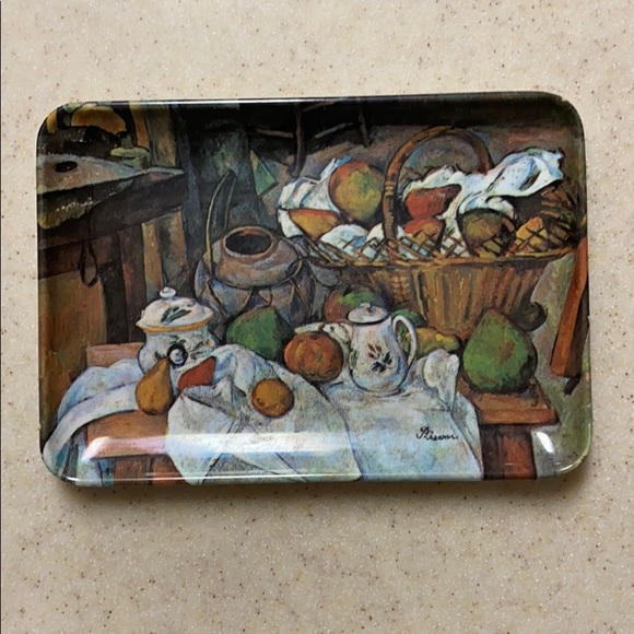 Knick knack vintage art 🖼 Van Gogh Monet trays small . - Picture 8 of 10